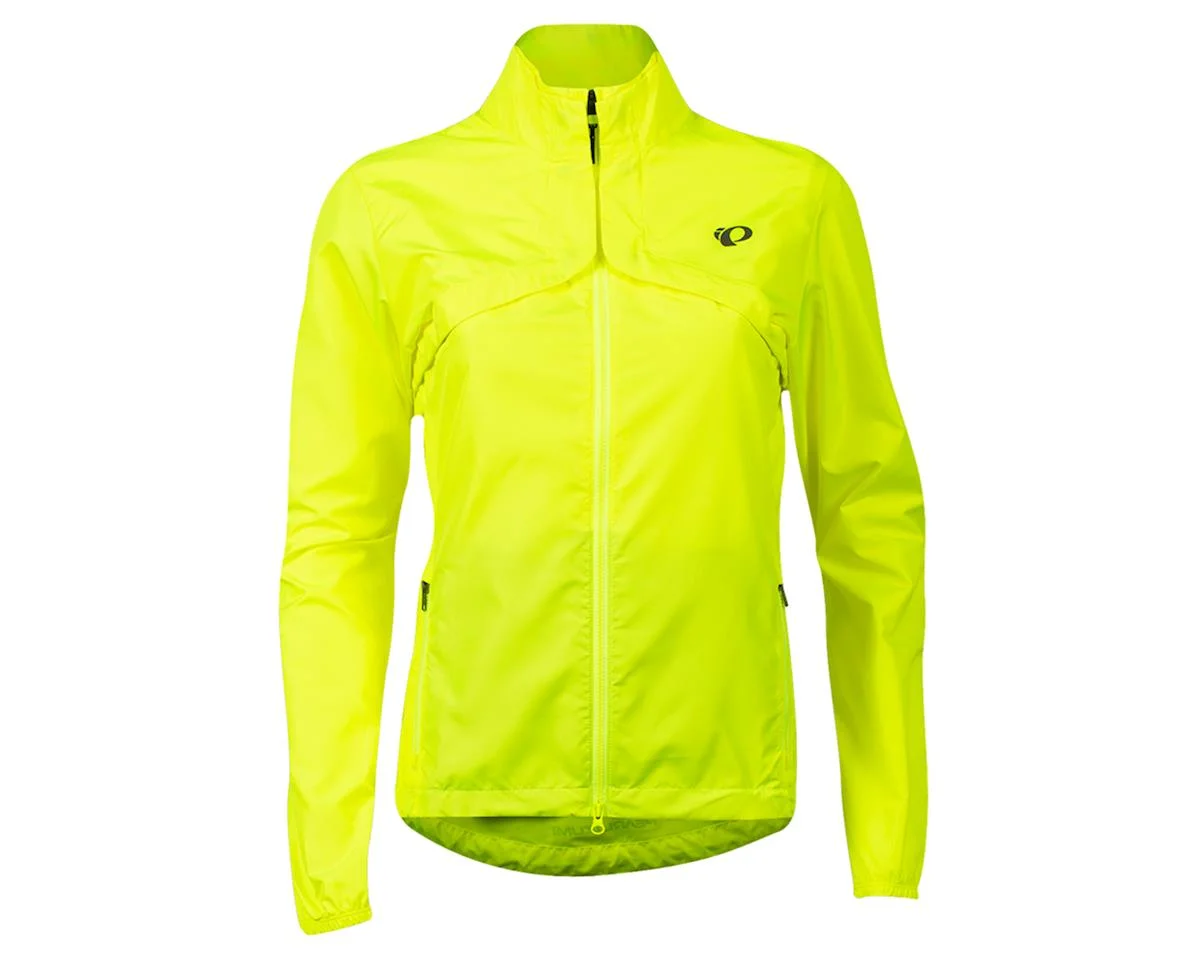 Pearl iZUMi Women's Quest Barrier Convertible Jacket (Screaming Yellow/Turbulence) (M)
